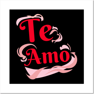 Te amo, Ilove you Posters and Art